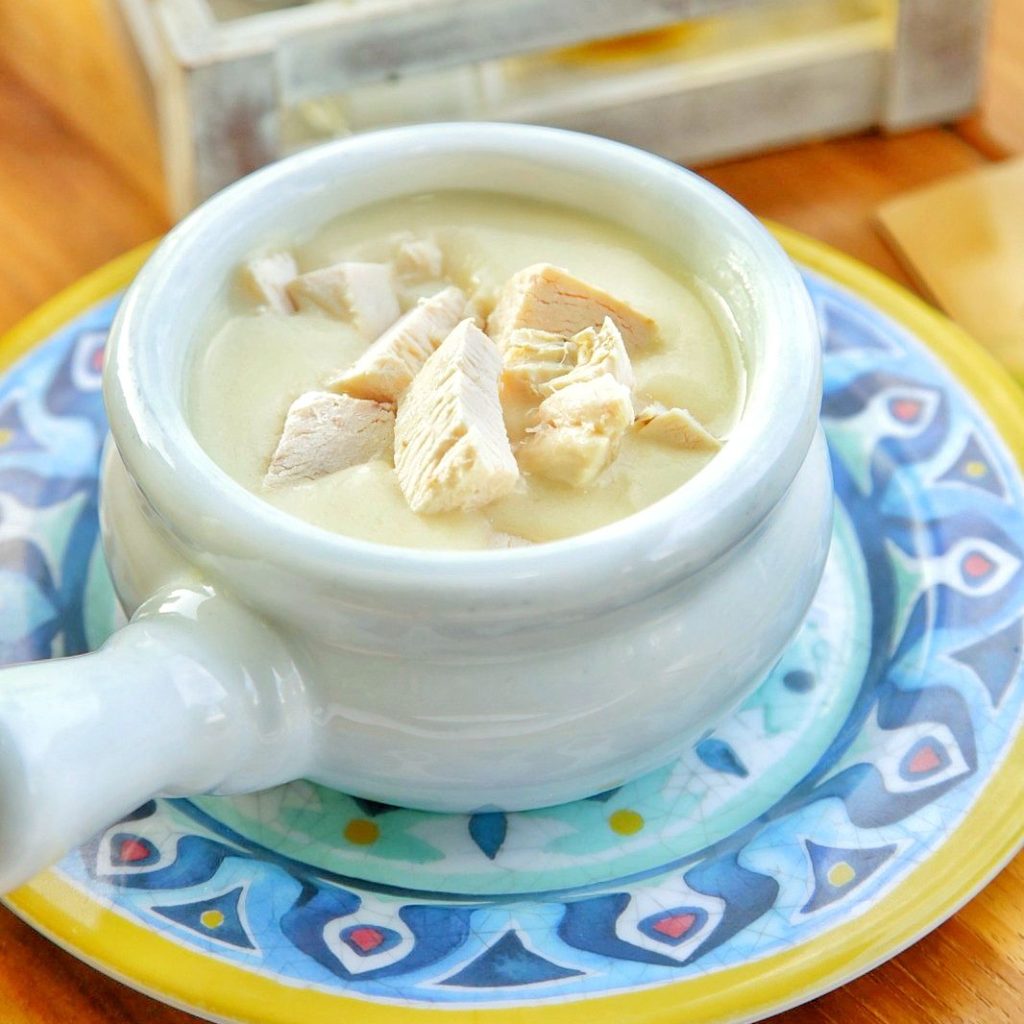 Crema de pollo